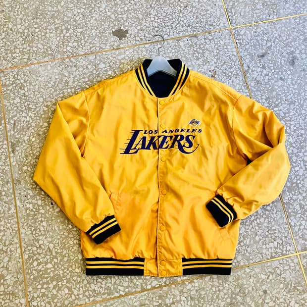 LA 레이커스 봄버 자켓 리버시블 XL