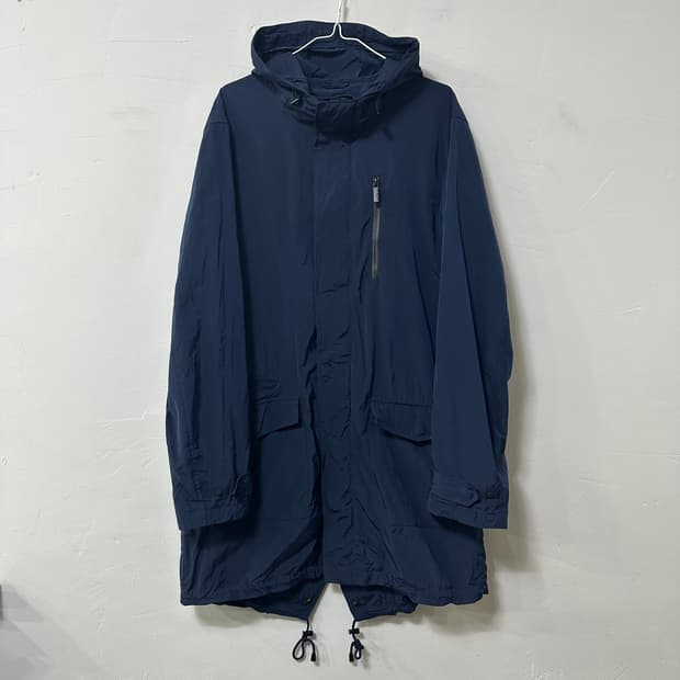 (110) 캘빈클라인 네이비 후드 야상 바람막이 점퍼