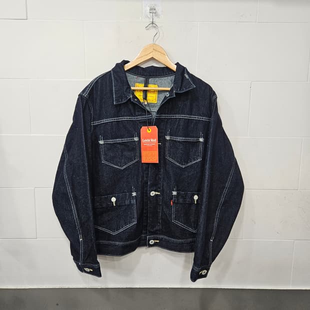 리바이스 레드 신치백 데님 트러커자켓 새상품