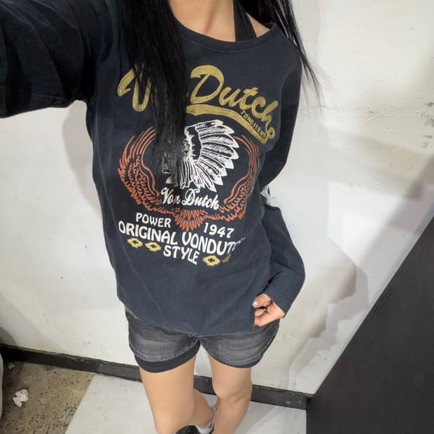 본더치 롱슬리브 긴팔티 M