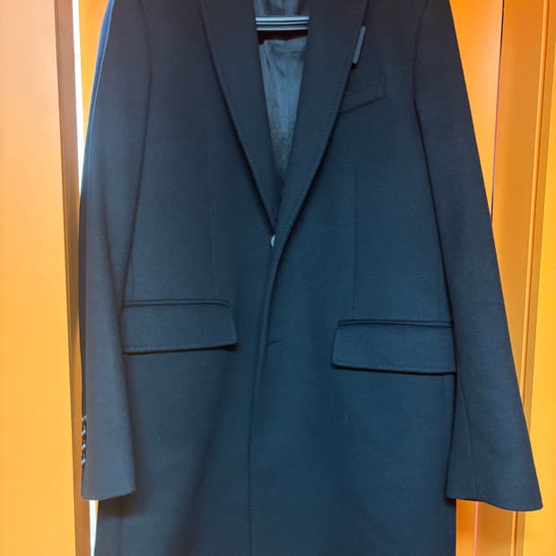 (50) 버버리 울 캐시미어 테일러드 코트