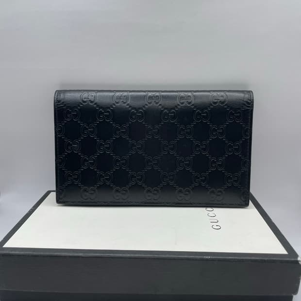 구찌 클러치 장지갑 322210 블랙