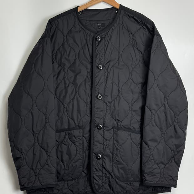 빔즈 경량패딩 라이너 퀼팅 자켓 블랙 L