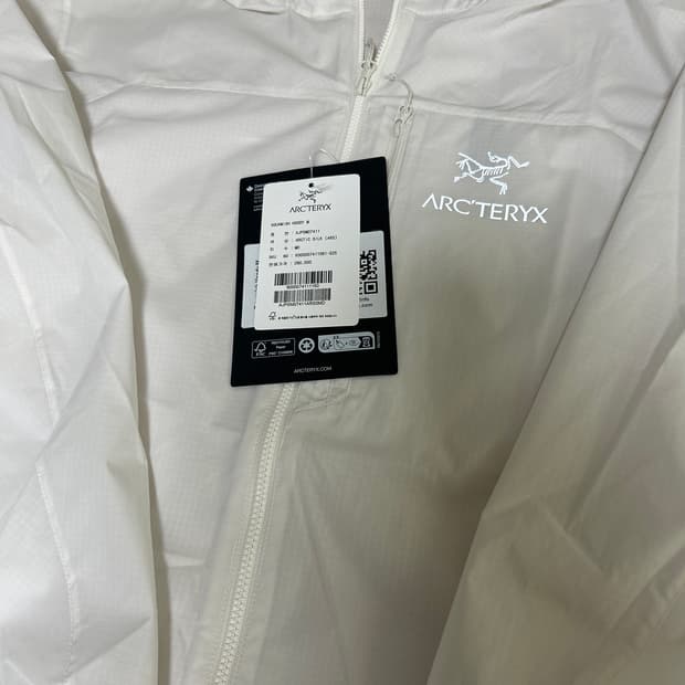 아크테릭스 스쿼미시 후디 아크틱 실버 M