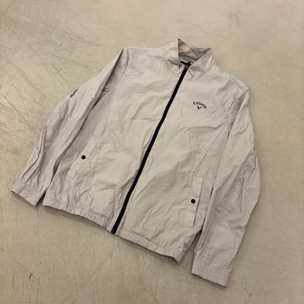 캘러웨이 스몰로고 나일론 자켓