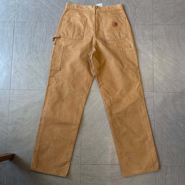 칼하트 정품 오리지널 브라운 카펜터 팬츠 