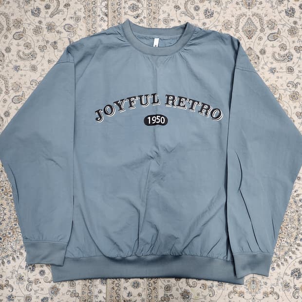 맥우드건 JOYFUL RETRO 블루종 웜업자켓 M (크게나옴)