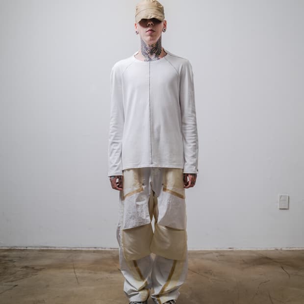 까르넷 아카이브 CRUSTACEAN WIDE LEG TROUSERS