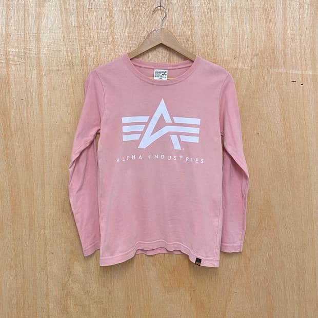 ALPHA INDUSTRIES long sleeve t-shirts