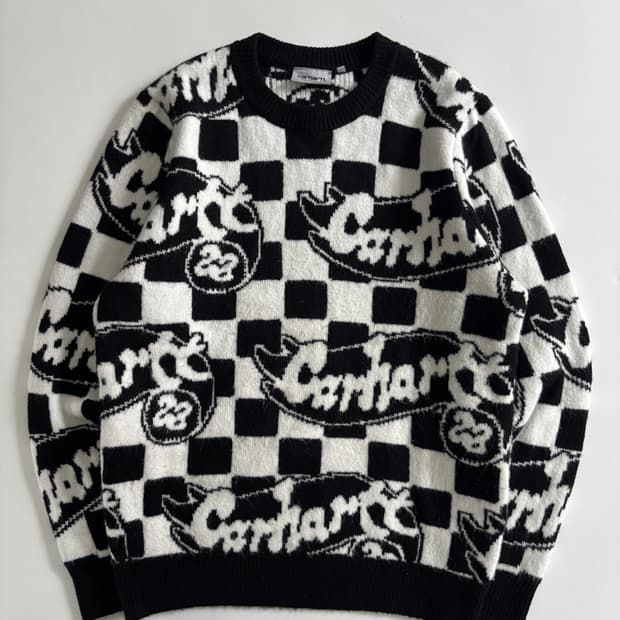 Carhartt WIP 칼하트 패턴로고 조이라이드 스웨터