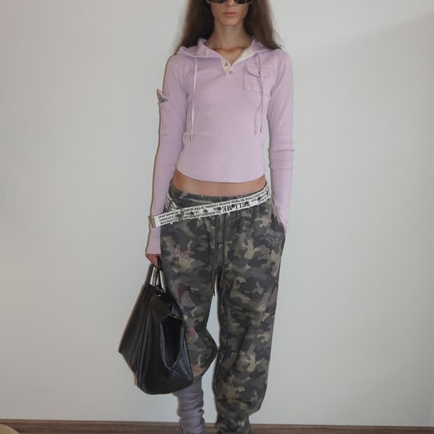 스컬프터 Washed Pocket Hoodie