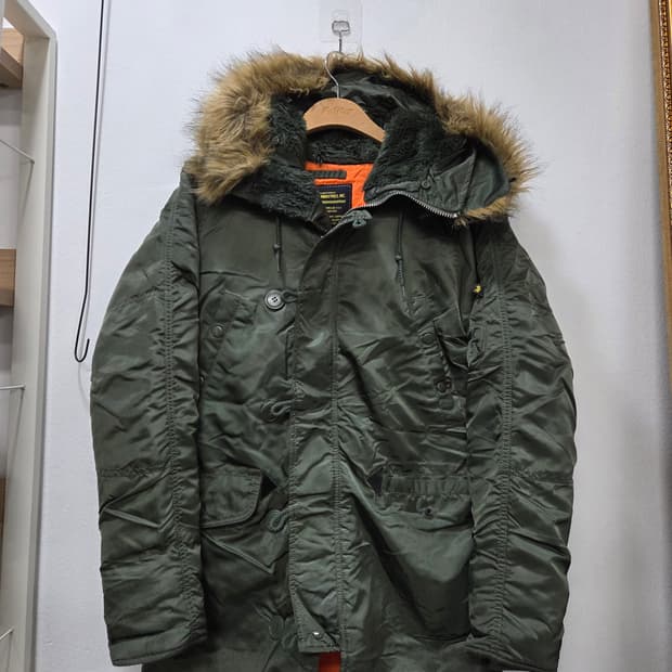 ALPHA 알파 야상 점퍼 카키