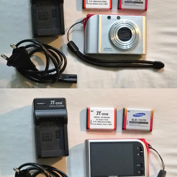 삼성 VLUU NV100HD 레드 포인트 디카 (헬로키티st)