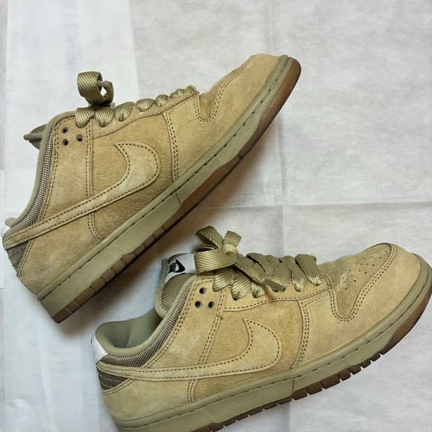 나이키 sb 덩크로우 파라슈트 베이지 255