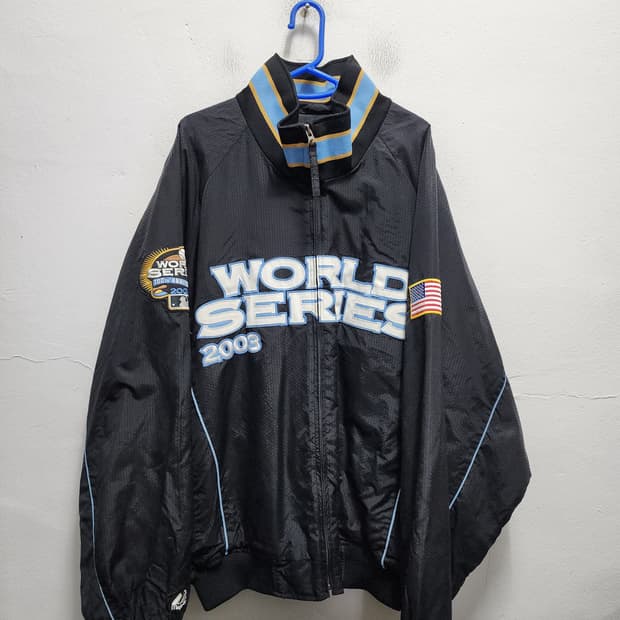 마제스틱 x mlb 월드시리즈 2003 덕아웃 자켓 XL