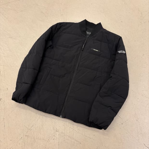 캘빈클라인 퍼포먼스 블랙 누빔 자켓