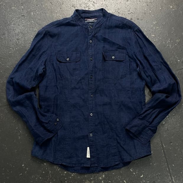 100 헤지스 린넨 셔츠 