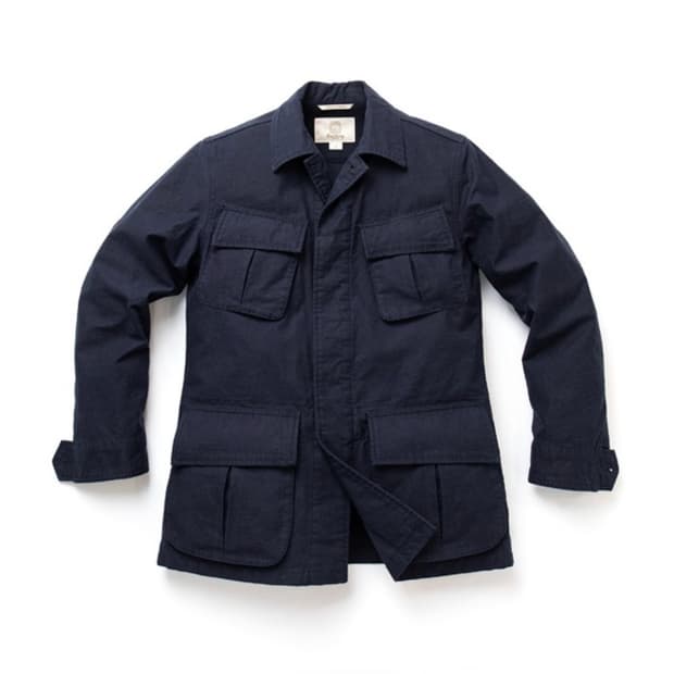 바스통 25ss 109 정글 퍼티그 자켓 인디고 L(105)