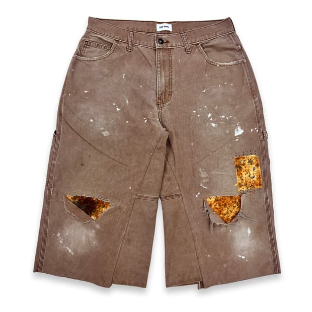 Vtg Dickies Sashiko Distressed 버뮤다