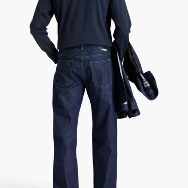 JACQUEMUS Navy Le Splash 'Le De Nîmes Fr