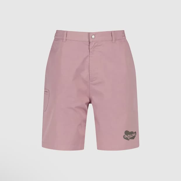 썬러브 선러브 하트 치노 핑크 쇼츠 반바지 S