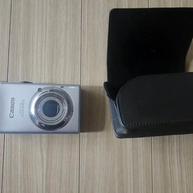 캐논 익서스 870 IS 실버+배터리+충전기