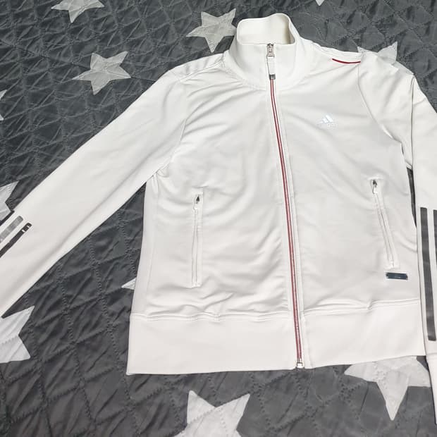 아디다스 클라이마 라이트 하이넥 니트 트랙탑 집업 (XS)