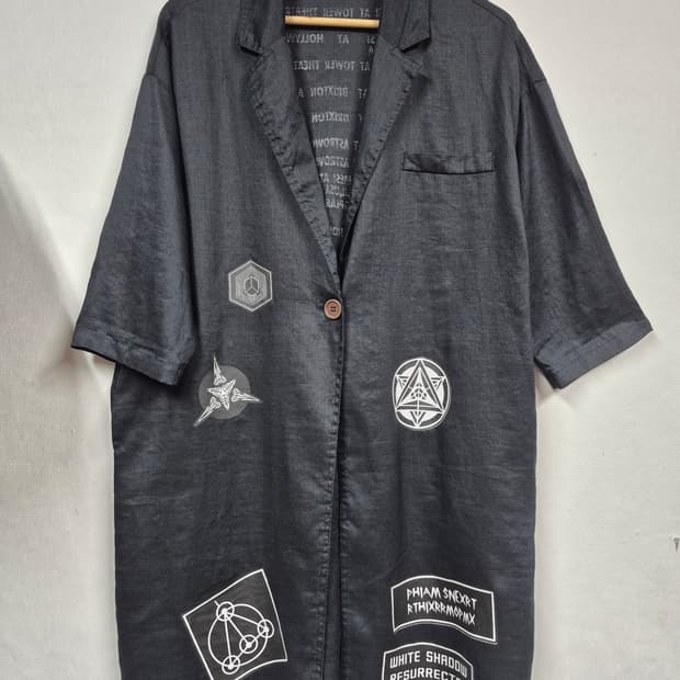 린넨 롱 아우터