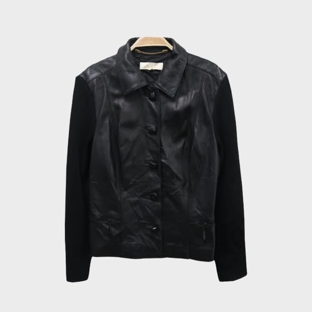 ESCADA 울 혼방 가죽 자켓 59860