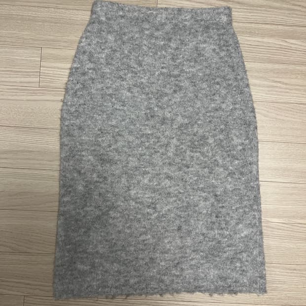 레이첼 코미 그레이 알파카 스커트 S