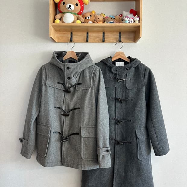 jpn 하구미 스즈코 너드 모리걸 히피 떡볶이코트 더플코트