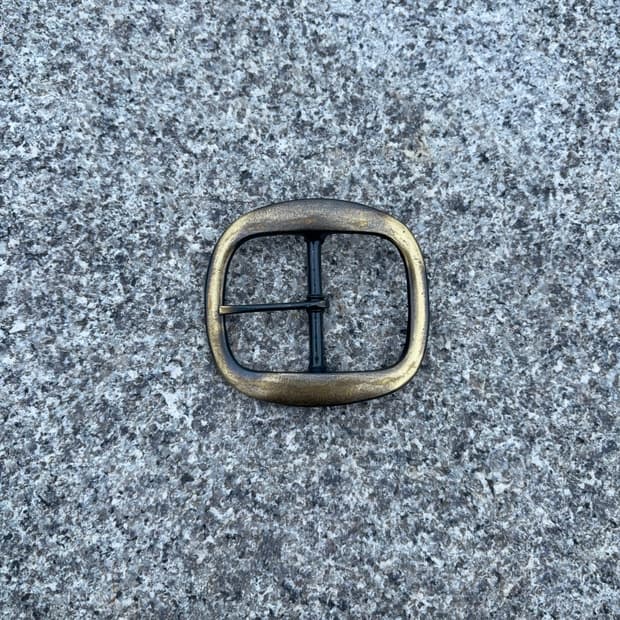 빈티지 브라스 톤 프레임 웨스턴 버클