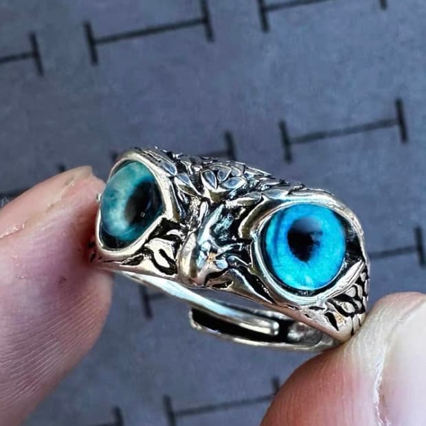 빈티지 부엉이 반지 링