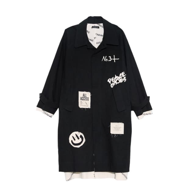 피스마이너스원 #1 코트 블랙