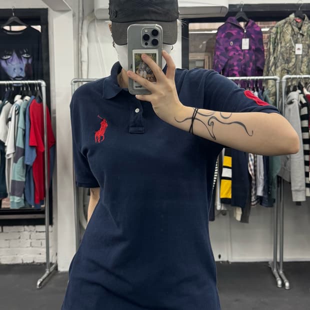 폴로 랄프로렌 레드 빅포니 PK 티셔츠