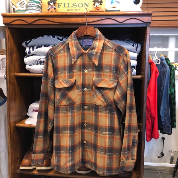 70s Pendleton board shirt-M