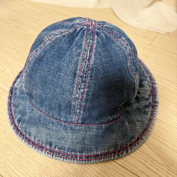 샤넬 코코비치 데님 버킷햇 M 
