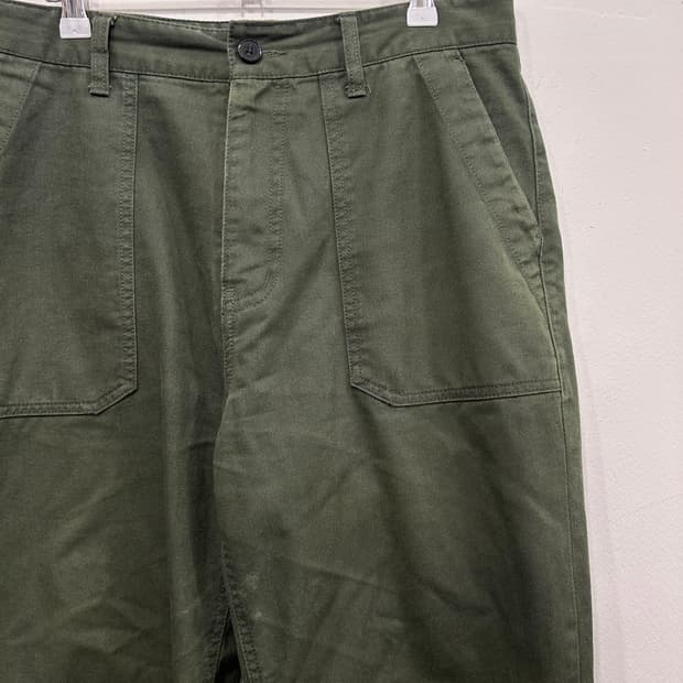 유니폼브릿지  테이퍼드핏 헤비코튼 퍼티그팬츠