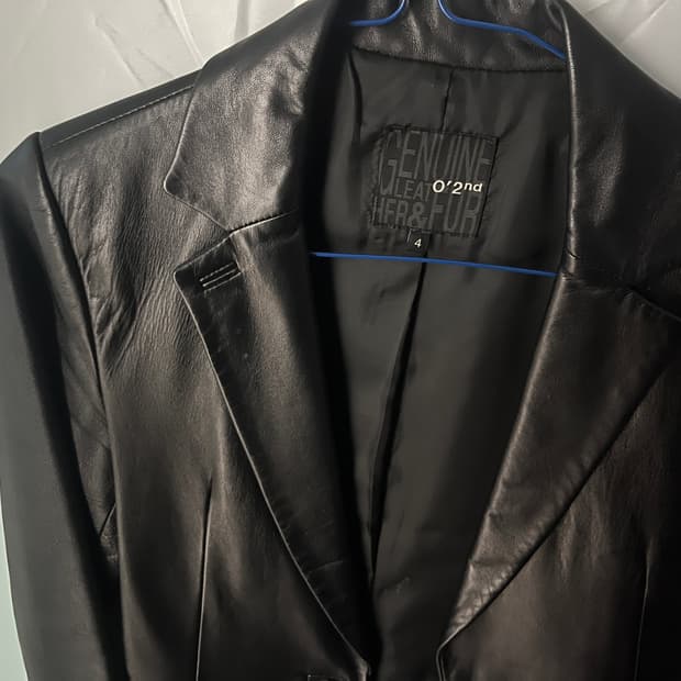 오즈세컨 양가죽 자켓