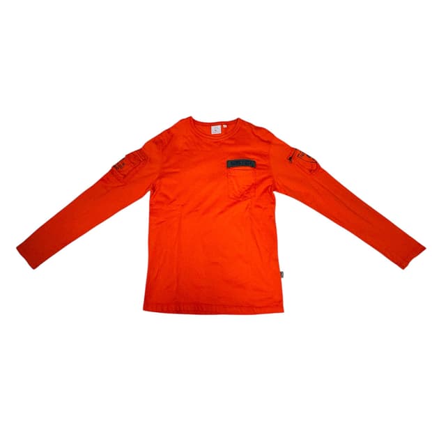 아비렉스 재팬 avirex 롱슬리브 오렌지 XL