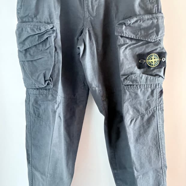 슈프림 x 스톤 아일랜드 리액티브 아이스 카모 립스탑 카고