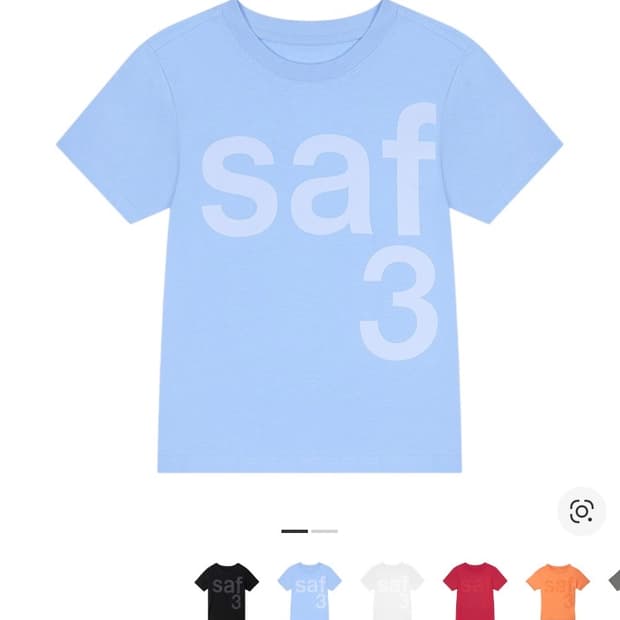 사파리스팟 우먼 1/2 베이직 사파리 티셔츠 스카이 1