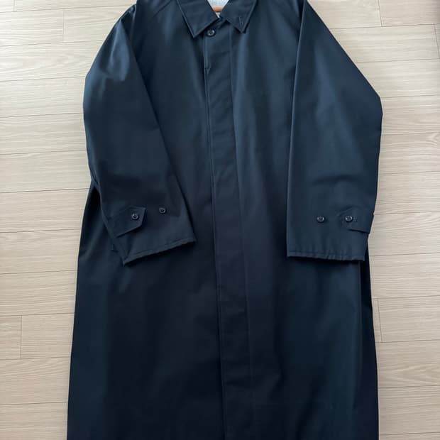 나나미카 고어텍스 발마칸 코트 네이비