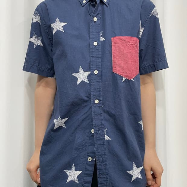 american eagle star pocket shirt