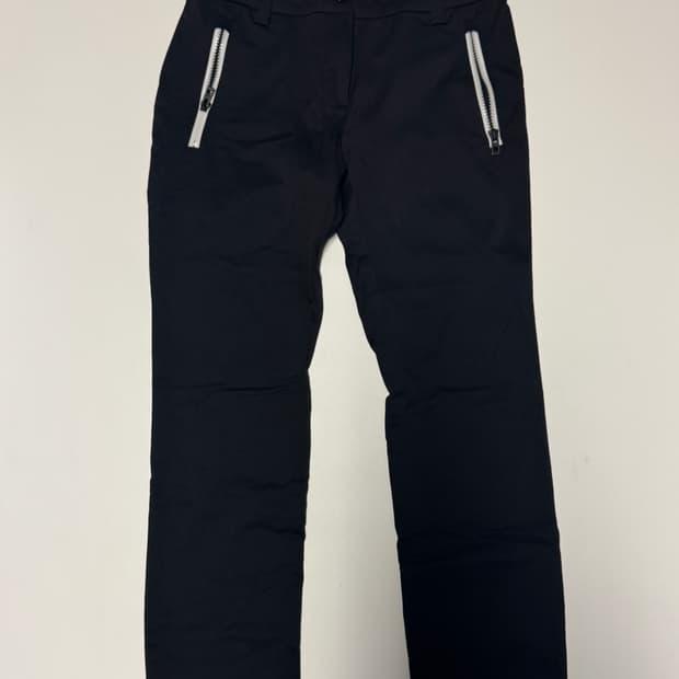 여성 아디다스 골프 기능성 나일론 면바지 블랙 S