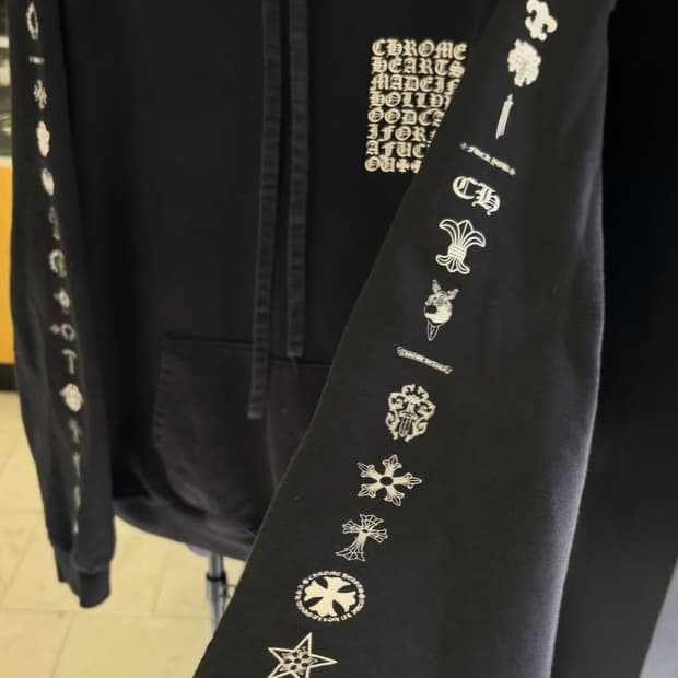 XL 크롬하츠 멀티로고 후드