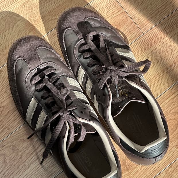아디다스 삼바 다크브라운 280