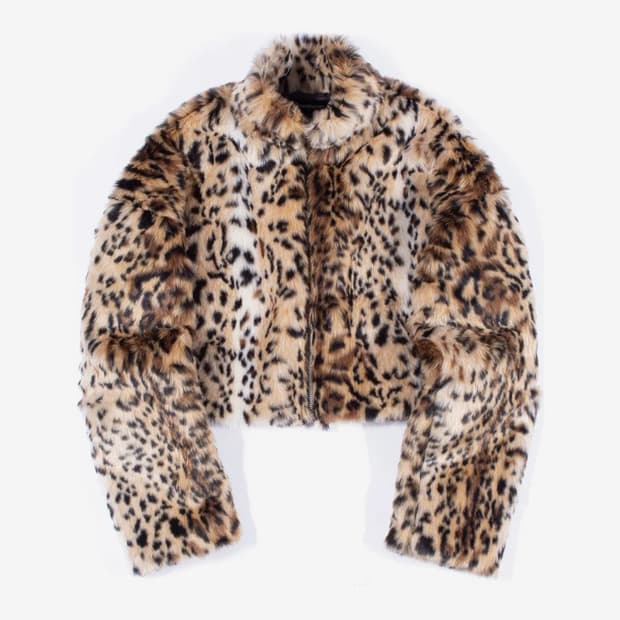 나나깔 어나더에이 레오파드 퍼 자켓