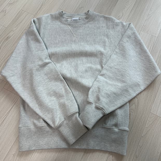 택포3.5) 아웃스탠딩 리버스위브 헤비 스웻셔츠 맨투맨 S