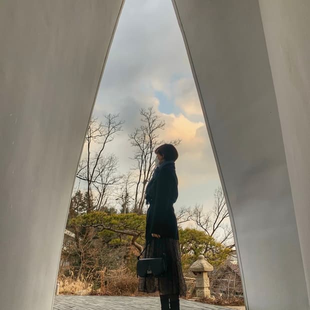 Understaing 블랙 루즈핏 울자켓